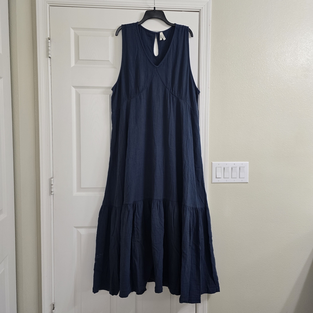Pact 100% Organic Cotton Coastal Brunch Dress